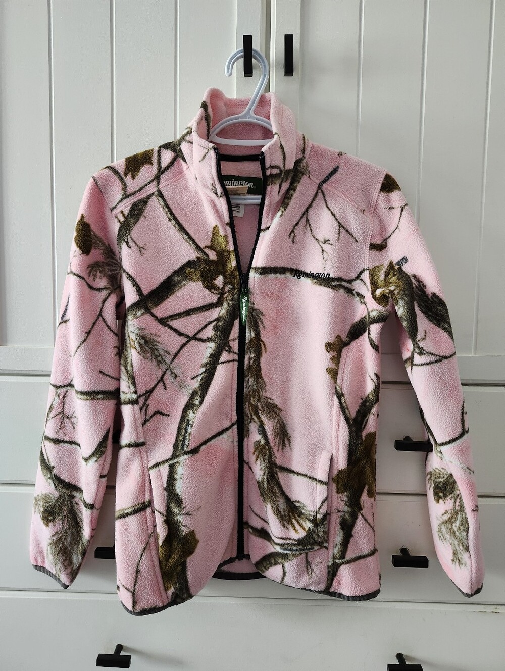 Remington Pink Camo Fleece Jacket for Women Sz Xs